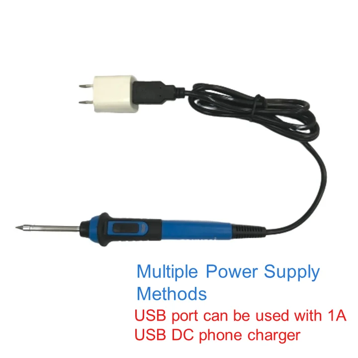 Ручка для электрического паяльника с питанием от USB
