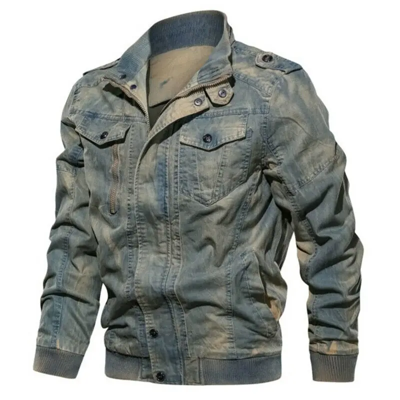 
2019 factory bulk make your design fashion custom denim jackets/ high quality men jeans jackets/cheap price denim jacket 