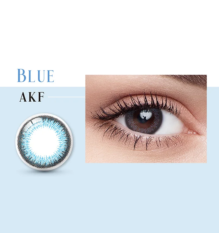 Contact Lens Factory Direct Icy Blue Daily Color SoftLenses