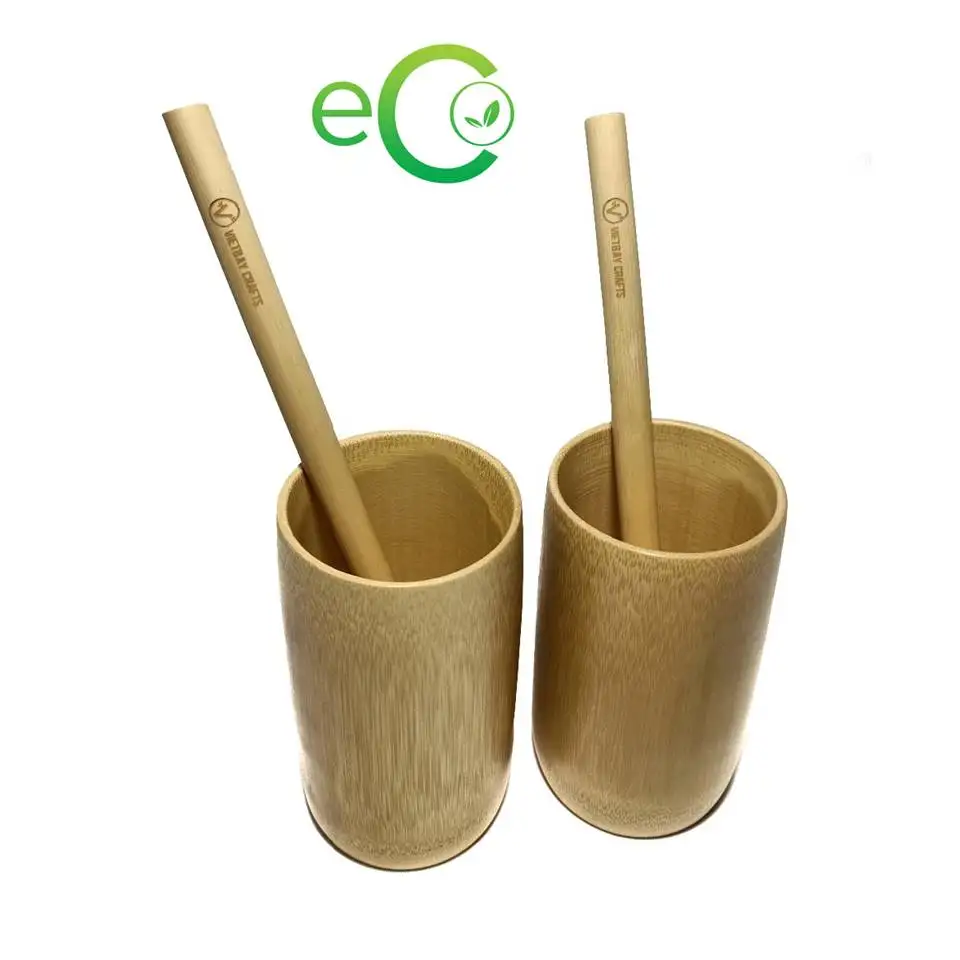Органический 2021! Большая распродажа Бамбуковая чашка/бамбуковая чайная кофейная чашка с логотипом ECO2GO vietnam NA 