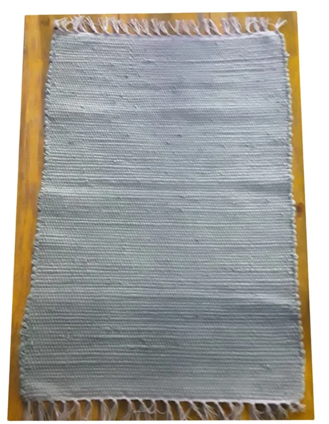 Breaded Natural Jute Rug Handmade Cotton Handwoven with recycle material rag rugs handmade trendy natural jute rug