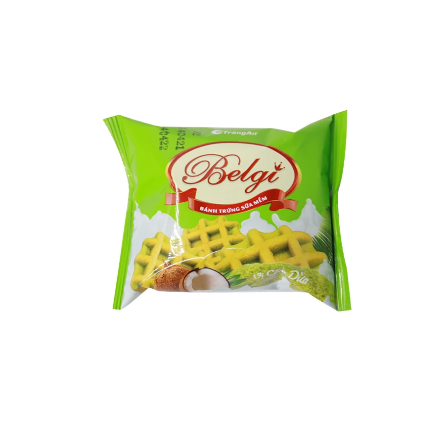 Вафли мягкая круглая Кокосовая коробка для молодого риса Вьетнам