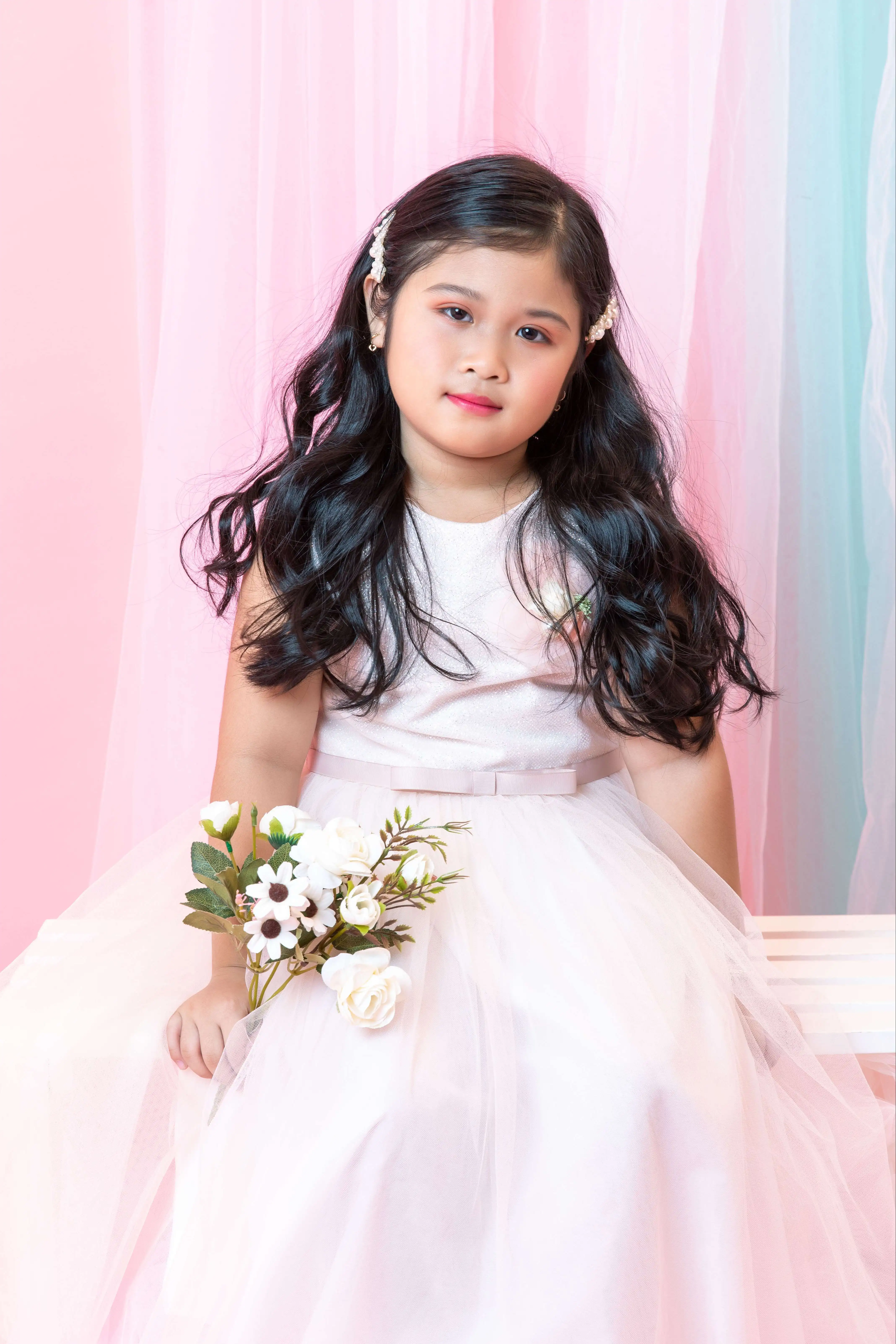  Платье принцессы ручной работы с юбкой платье для От 1 до 12 лет; Вечерние платья девочек; Королевский стиль; Платья детей