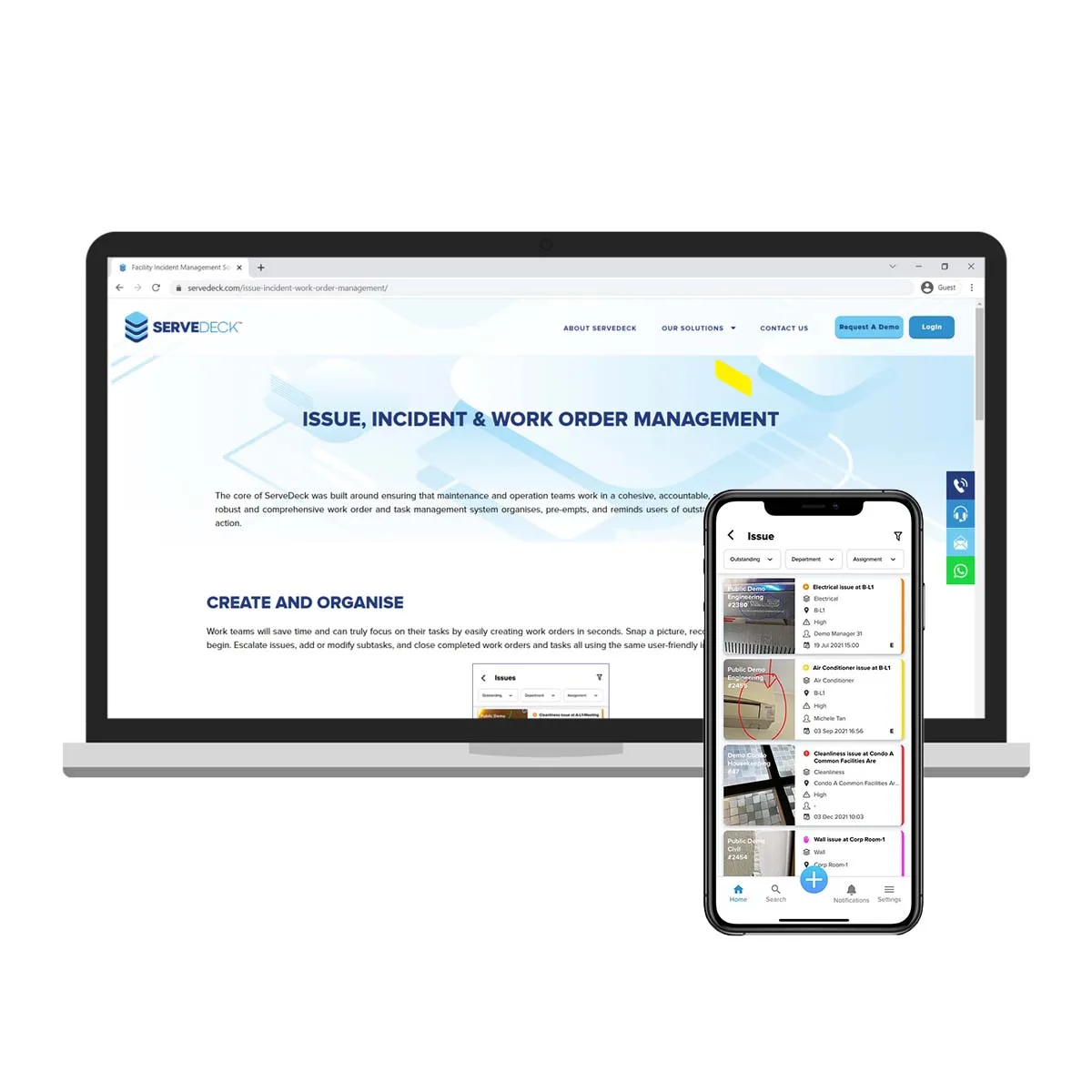 Hospital Incident Management Software QR Code Report Incident and Work Order  Smart Facility Solution