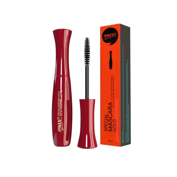 
MAX2 Gold Mascara 8ml for Eyelash Extensions 