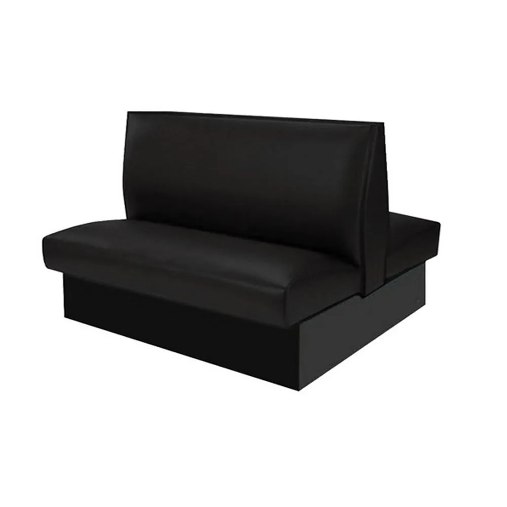 MKLD виниловая простая задняя ресторанная будка, роскошные поставщики мебели, ресторанная будка, диван, коммерческая мебель