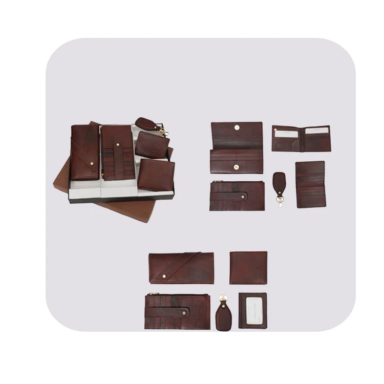 
Best Quality Leather Wallet Gifts Set Real Leather Elegant Design 100% Leather Wallet For Corporate Gifts At Wholesale Price 