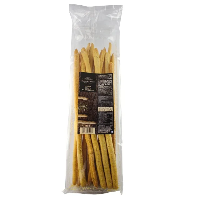 
Italian hand-made breadsticks Grissini with rosemary 180g 