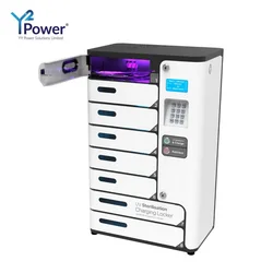 Y2 Power UVC Charging Locker with centralized locking system for smart phone PL-UV08-Y2 Tablets charging cabinet power station