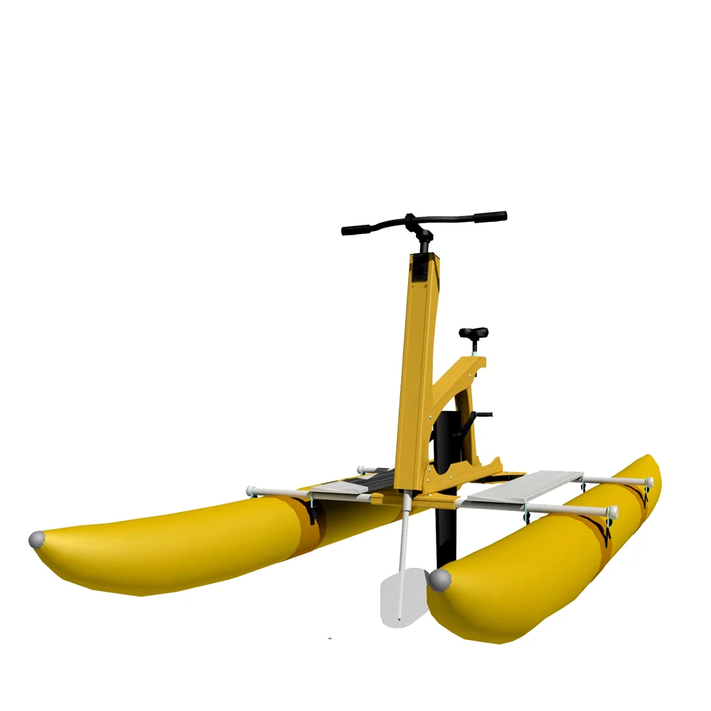 
Funny inflatable water bike with tube Inflatable floating water bike tube 