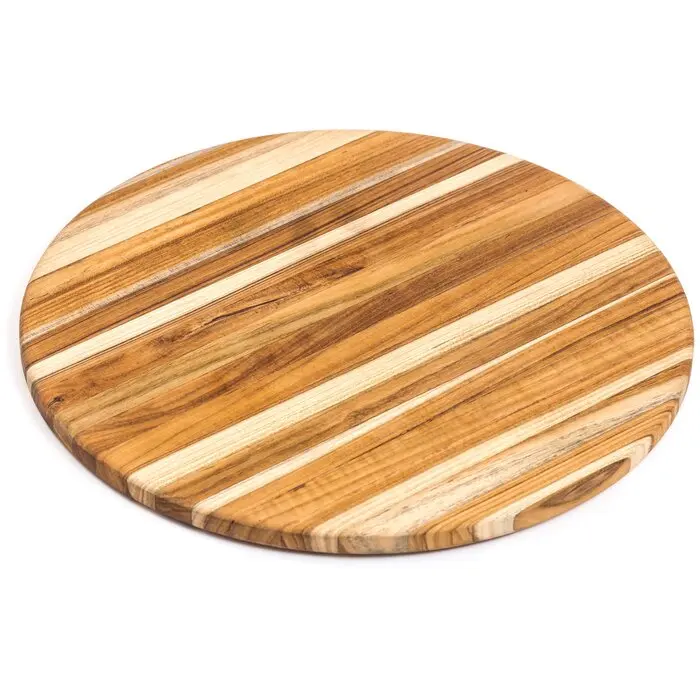 Round Pizza Serving Board Acacia Natural Wooden Round Cutting Board Wooden Chopping Board Wooden Multipurpose Serving Tray