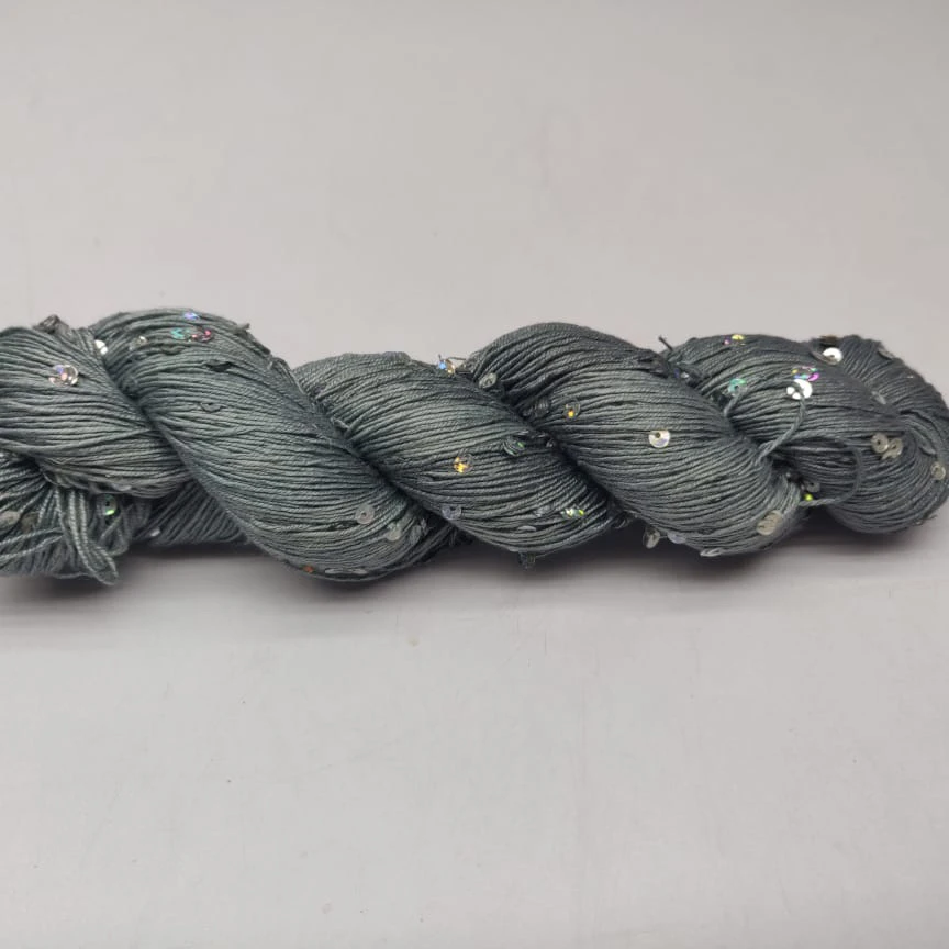 Последовательность нити из бисера шелковой пряжи кольцо вышивка нарядное шелковое платье с блестками крученая шелковая пряжа шелковицы последовательностью