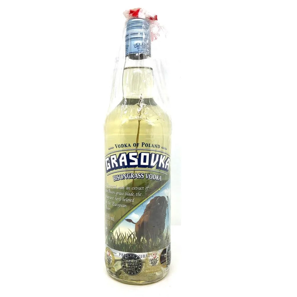 
40% Alcohol Content Grasovka Bisongrass Clear Vodka In Bottle Packaging From Poland 