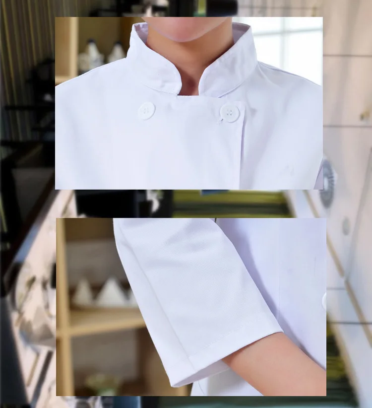 Factory- supply restaurant chef coat high quality design chef cook uniform