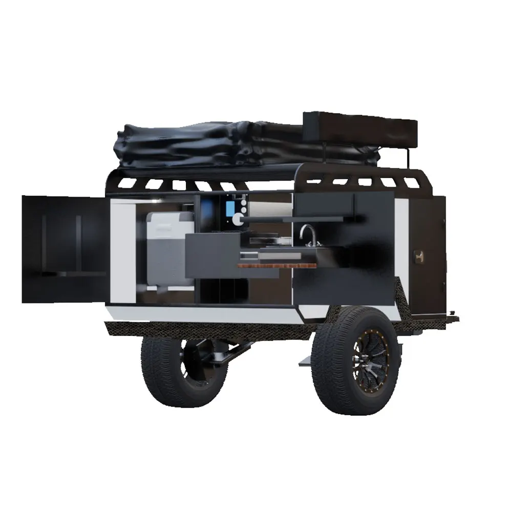  Легкий небольшой внедорожный трейлер для кемпинга Ecocampor