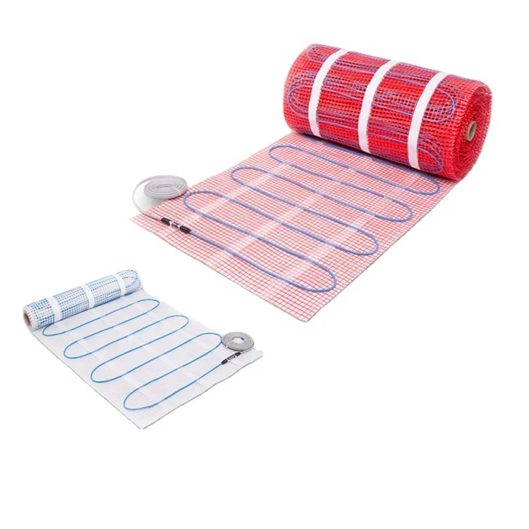 Residential Electric Heating Cable Laminate Floor Heating Mat silicone rubber jacket aging room heating system