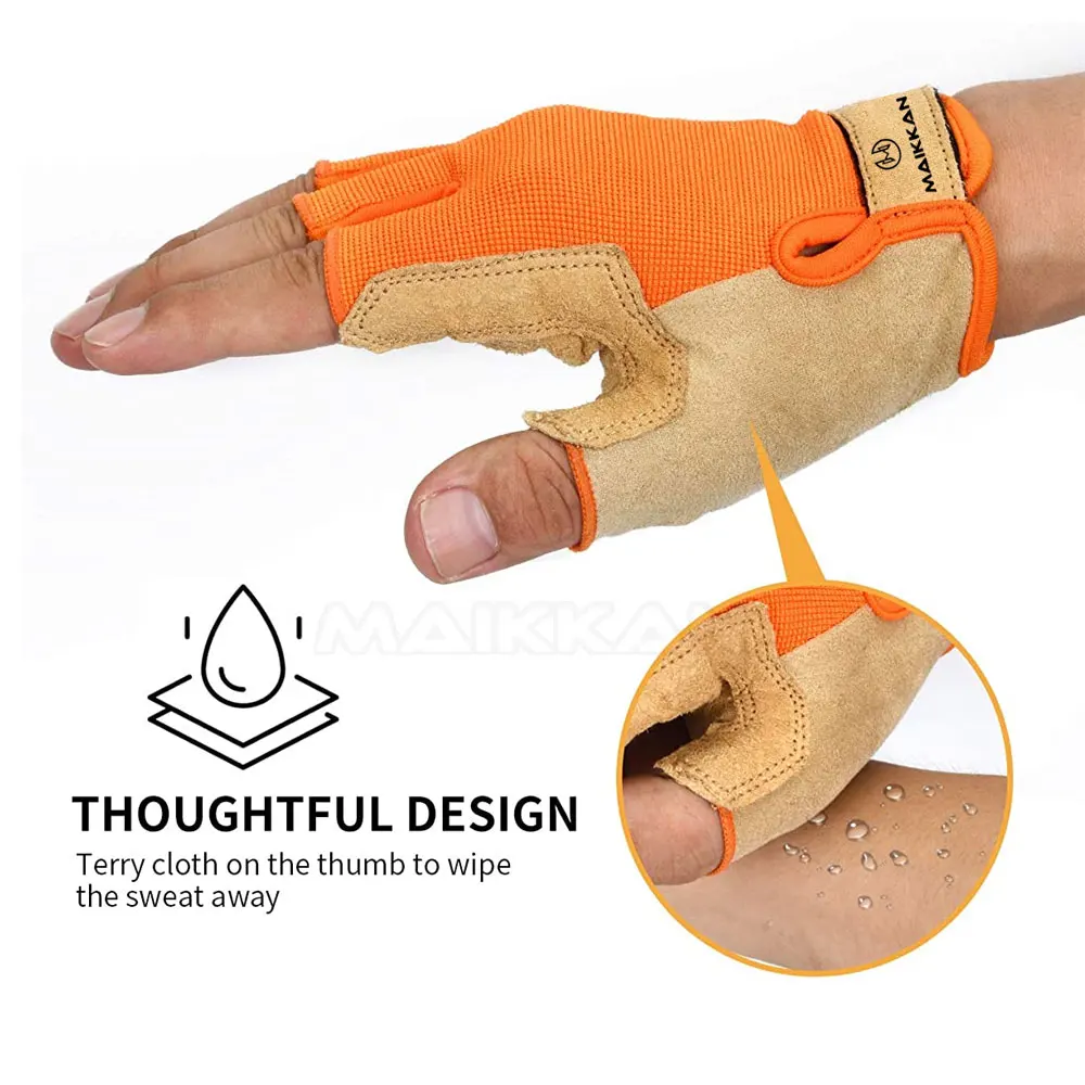 Unisex Cycling Gloves Bicycle Motorcycle Sport Half Finger Gloves