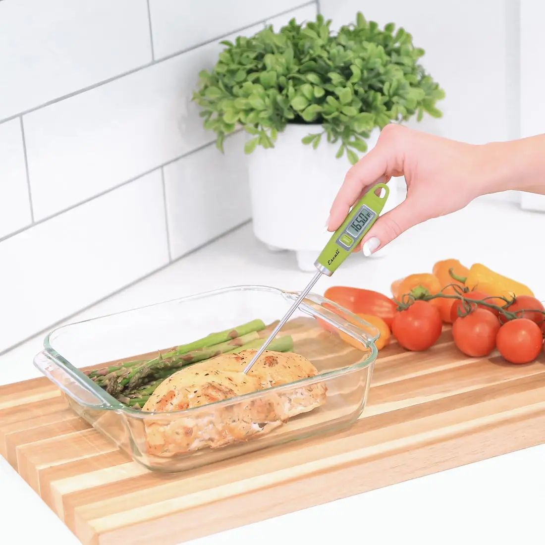 
Gourmet Digital Thermometer, Green 