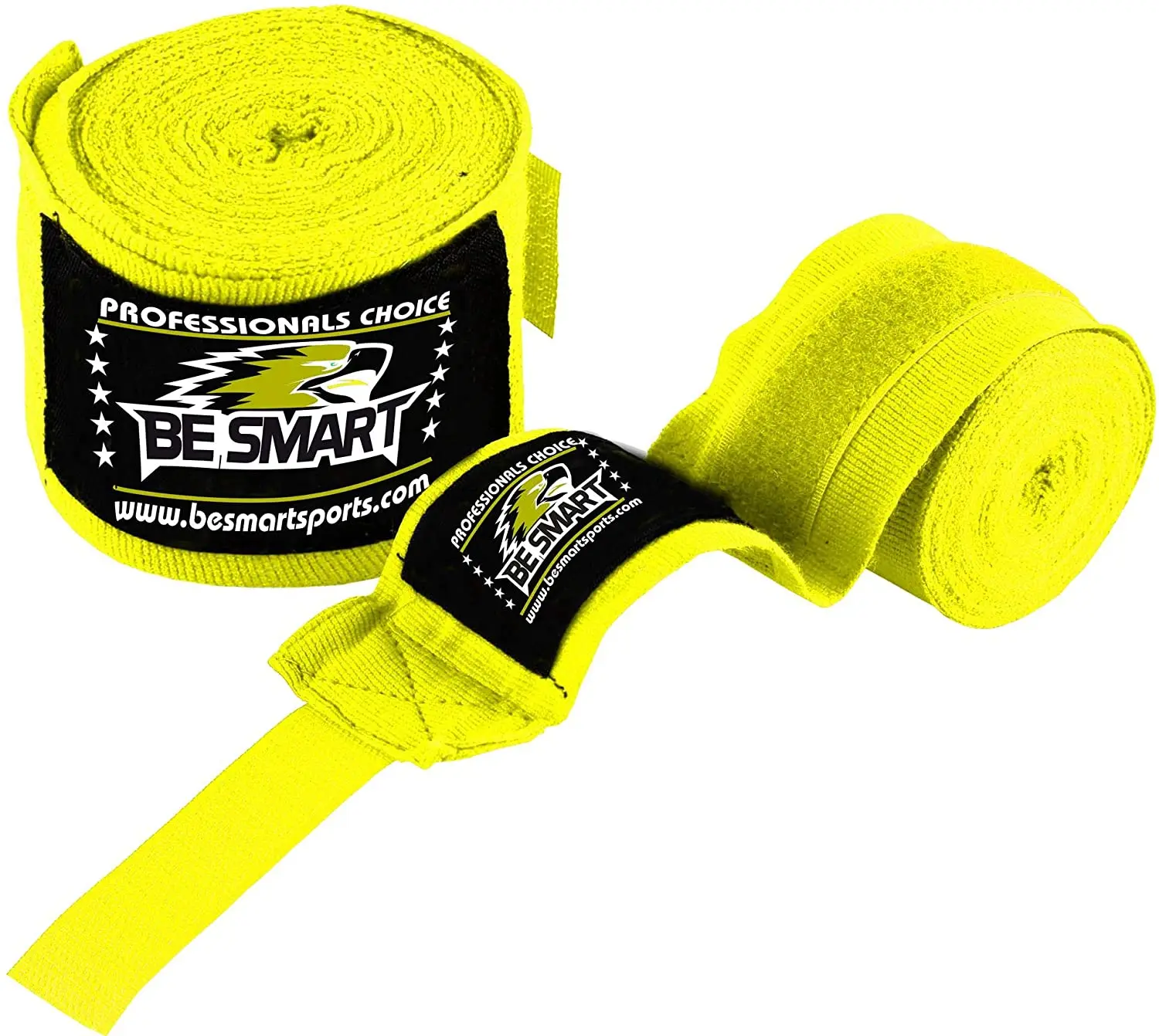 Boxing hand wrap Custom Semi Elastic Mexican style yellow Boxing Hand Wraps