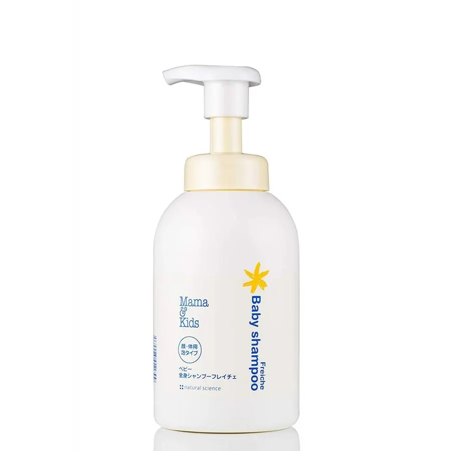 Mama&Kids Mom & Kids Baby Full Body Shampoo Frache 460ml Mom and Kids WeakLy Acidic Foam Body Whole Body Baby Birth Body Soap