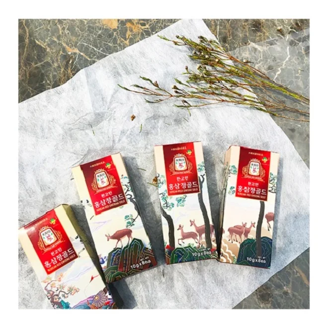 [Cheongoin]Reliable Korean ginseng extract portable gold stick gift set for all ages