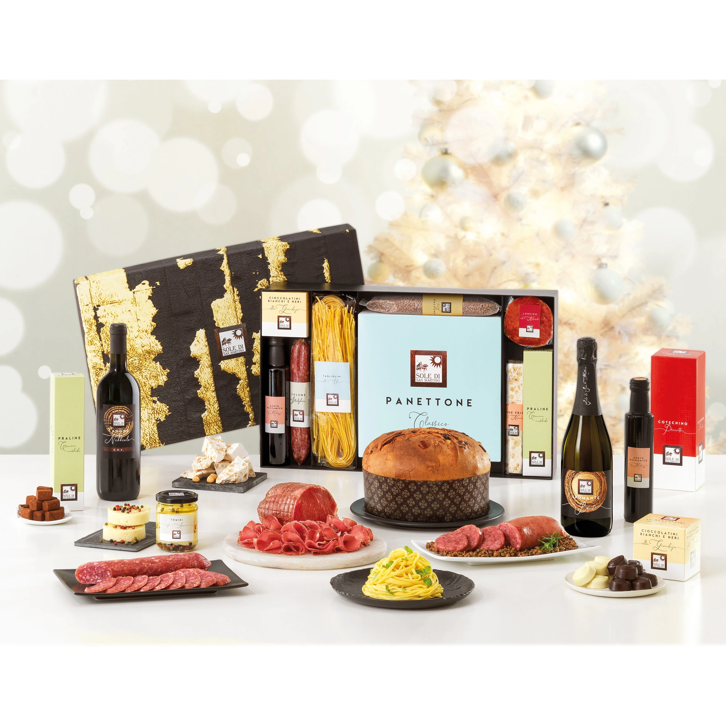 Food & beverage Italian PREMIUM Food & Wine bundle of products in giftbox KIT 15