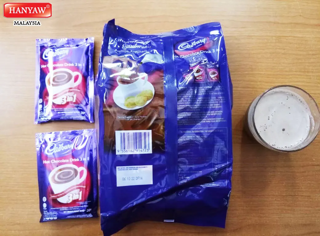 [Малайзия] Быстрая доставка + Halal Сертифицированный Cadbury 3 в 1 напиток горячего шоколада (18 мешков x 450 г/картонная коробка)