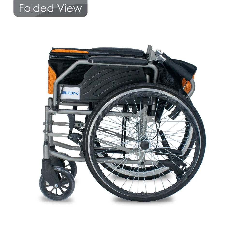 BION iLight инвалидная коляска Съемная 18 дюймов сингапурский бренд складной Алюминий для инвалидов больница