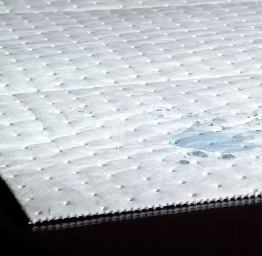 Eco-friendly 1-4mm OEM ODM Heavy Oil Absorbing Granules Cotton White Universal Oil Absorbent Pad Rolls-Other Environmental Produ