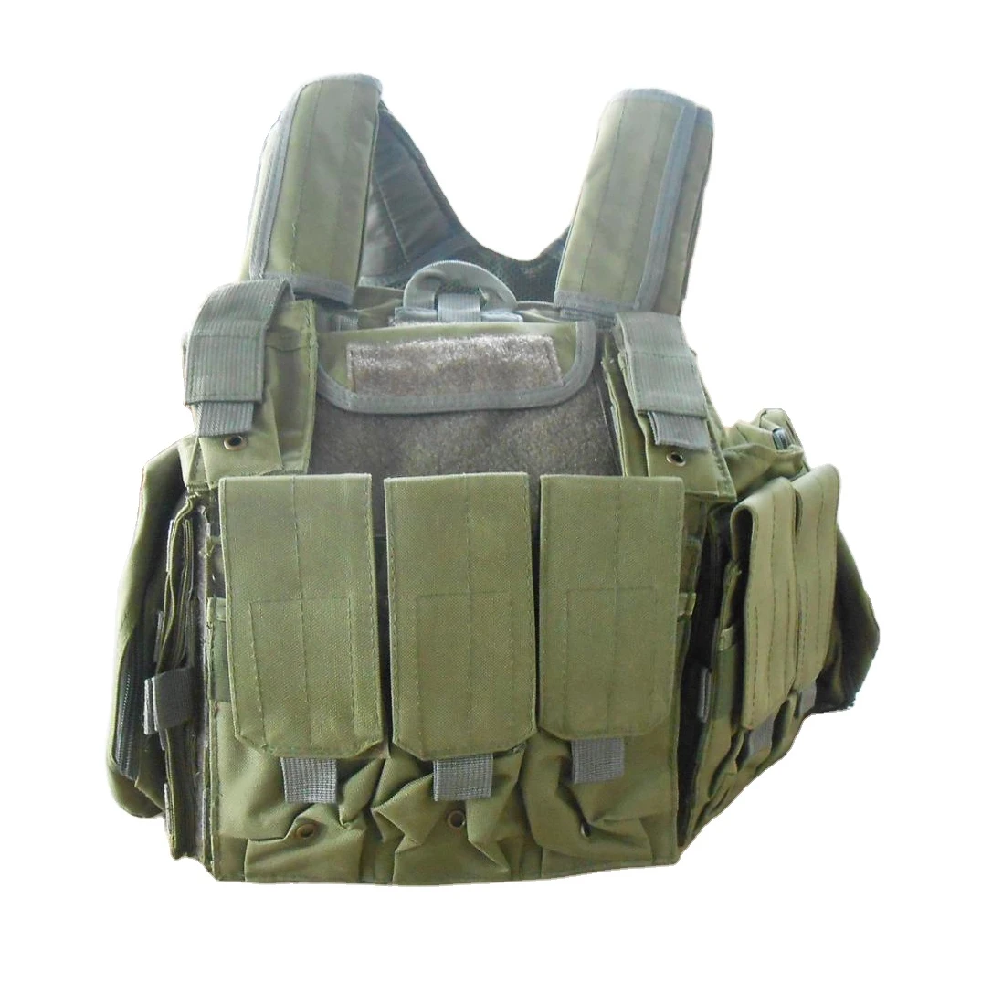 Most popular low MOQ competitive price Army paintball tactical vest Security Camouflage Military Hunting Games Paintball