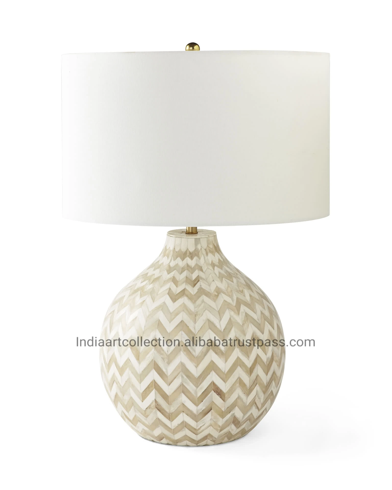 Best design westerly bone inlay table lamp for living room