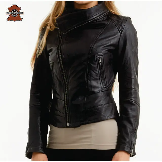 Женские кожаные куртки Высококачественная модная женская кожаная куртка на молнии из искусственной кожи