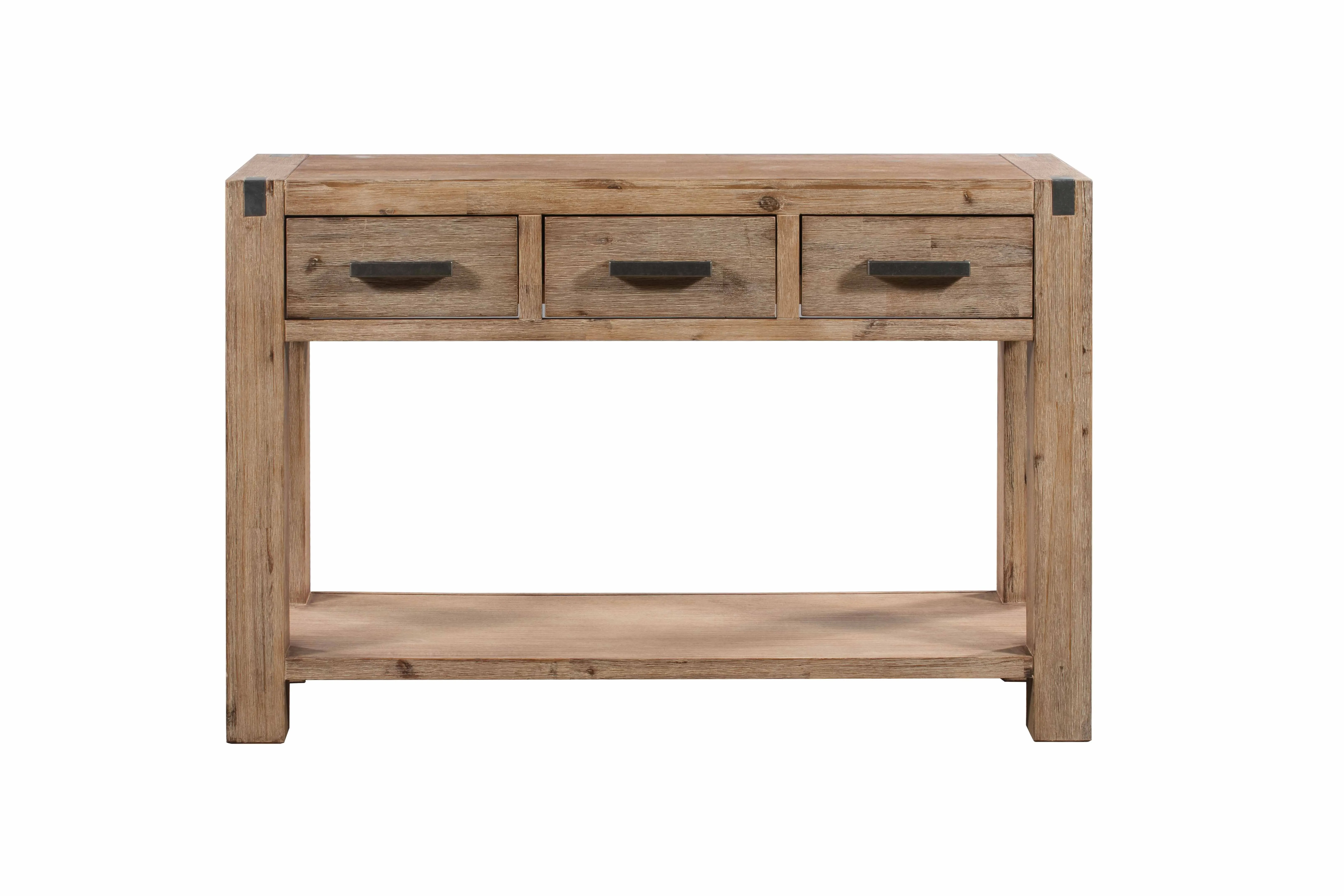 Элегантный роскошный консольный стол в европейском стиле с 3 выдвижными ящиками и современным дизайном для гостиной