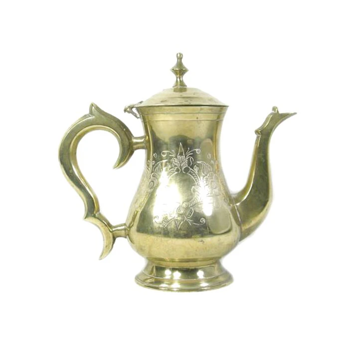 Traditional Heavy Weight Four Pieces EPNS Tea And Coffee Set Silver Plated Consist Of Hot Water Pot Tea Pot Sugar And Creamer