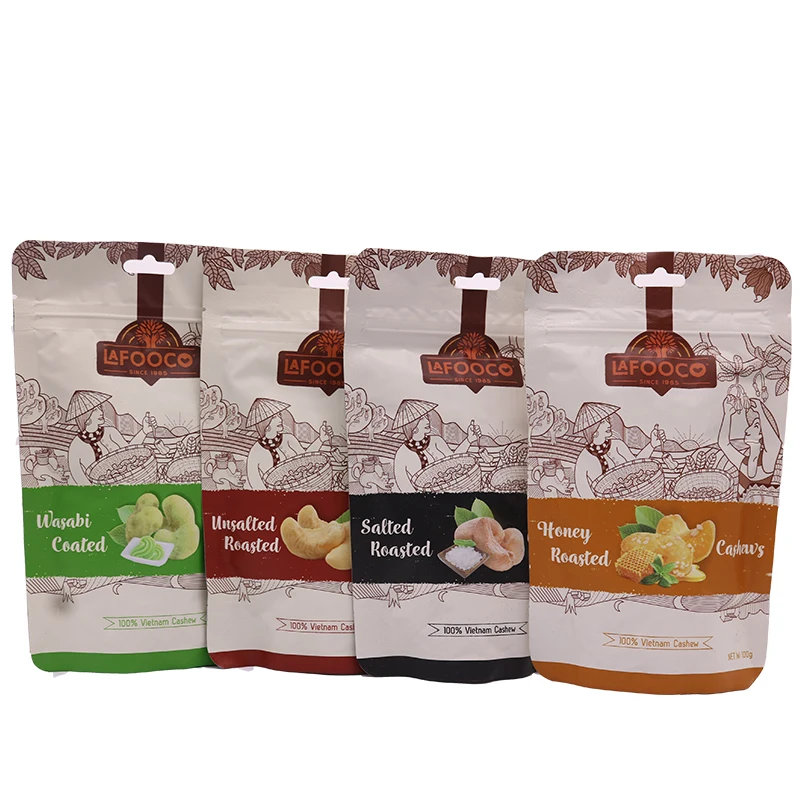 Best Product Honey Roasted Cashew Nuts 100g Bag Origin Viet nam Natural Delicious Snack