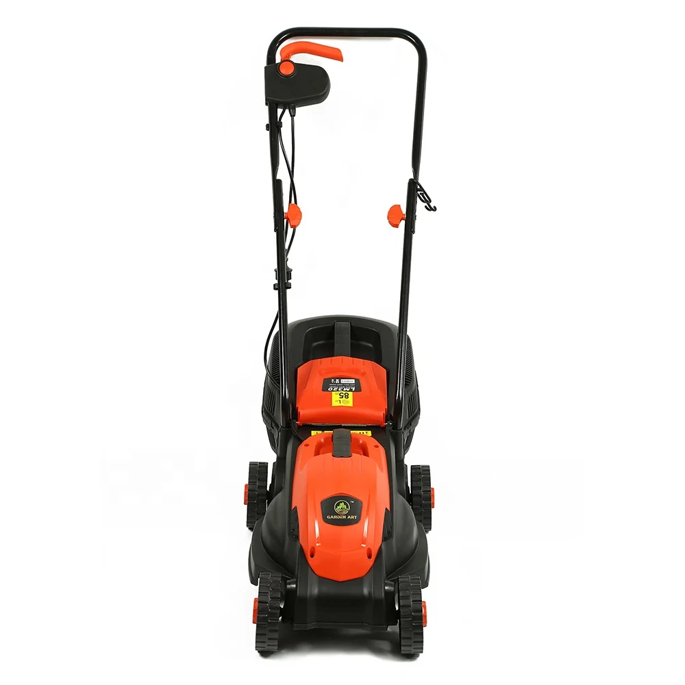 Supplier sale hand push corded plastic metal powered electric lawn mowers