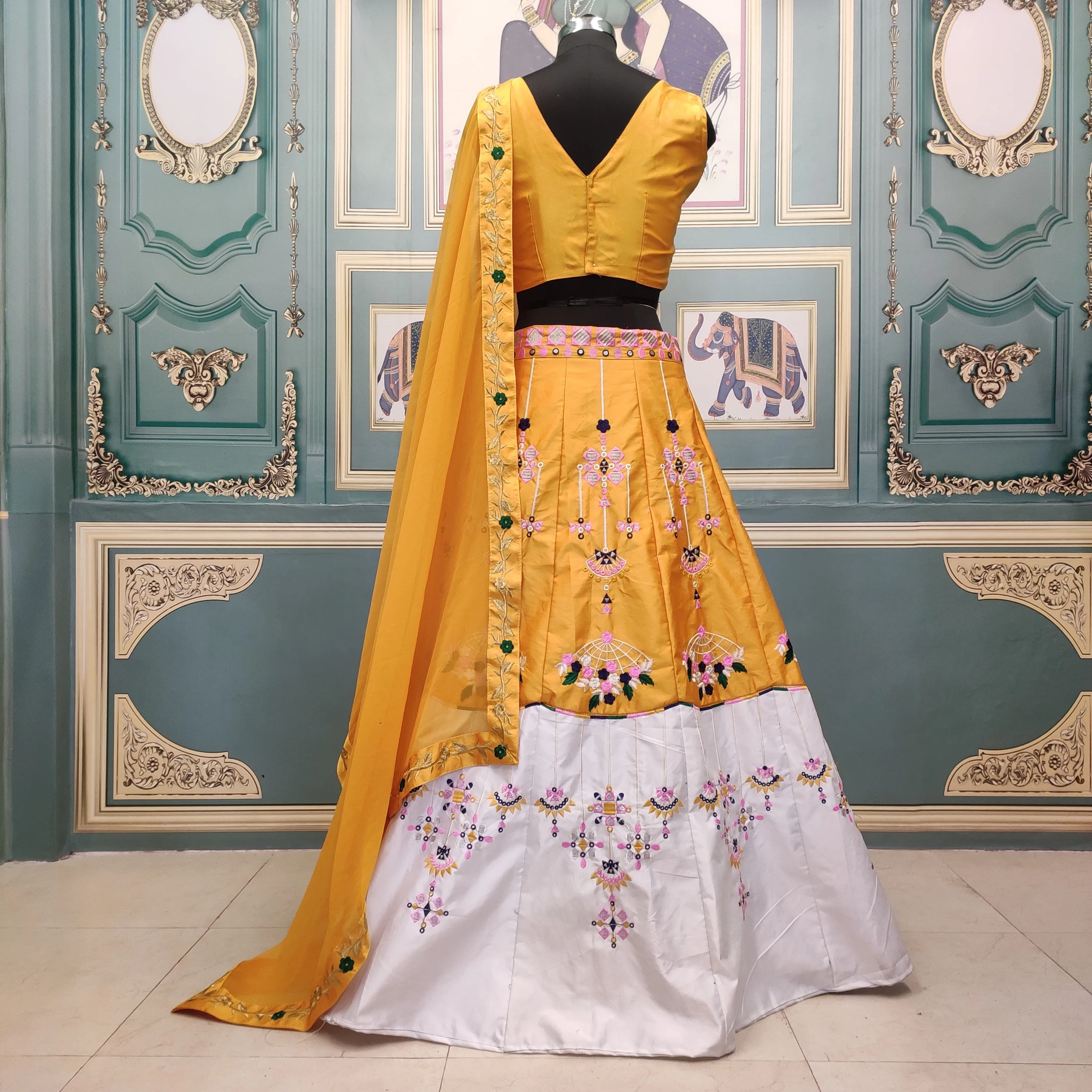 Эксклюзивный Индийский Дизайнер Lehenga Choli с блузкой одежда для вечеринки свадебная новинка в стиле Болливуда lehenga choli одеждой dupatta