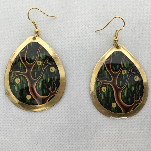 Best Brass with golden plated designed sticker set on top earrings set jewelry for women accessories fashion jewelry earrings