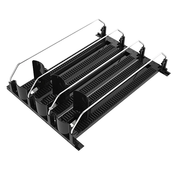 Auto Feed Beverage Shelf Pusher System With 180mm Length Roller
