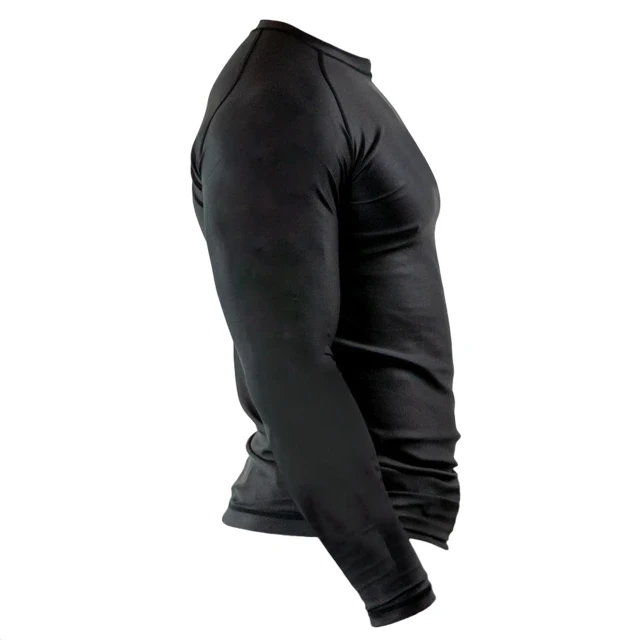 Men Swimming Rash Guard Long Sleeve Quick Dry Surf Driving T Shirt