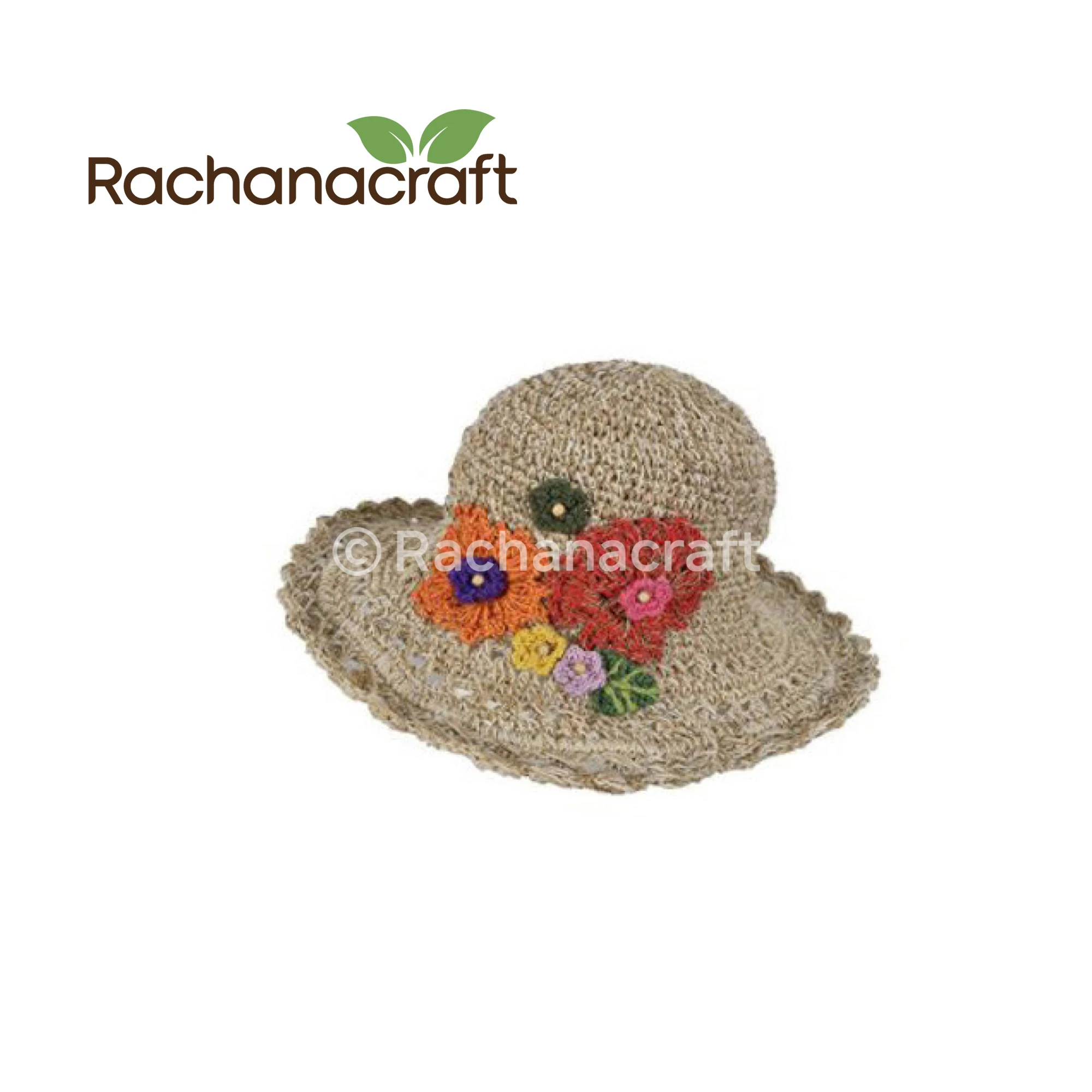 100% Natural Eco-friendly Sun Hat Hemp Knitted Hat for Travel, Hike and Daily Use Made in Nepal Wholesale Supplies