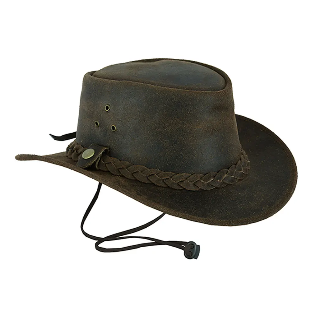 
Western Style leather bush hats Western cowboy hats 