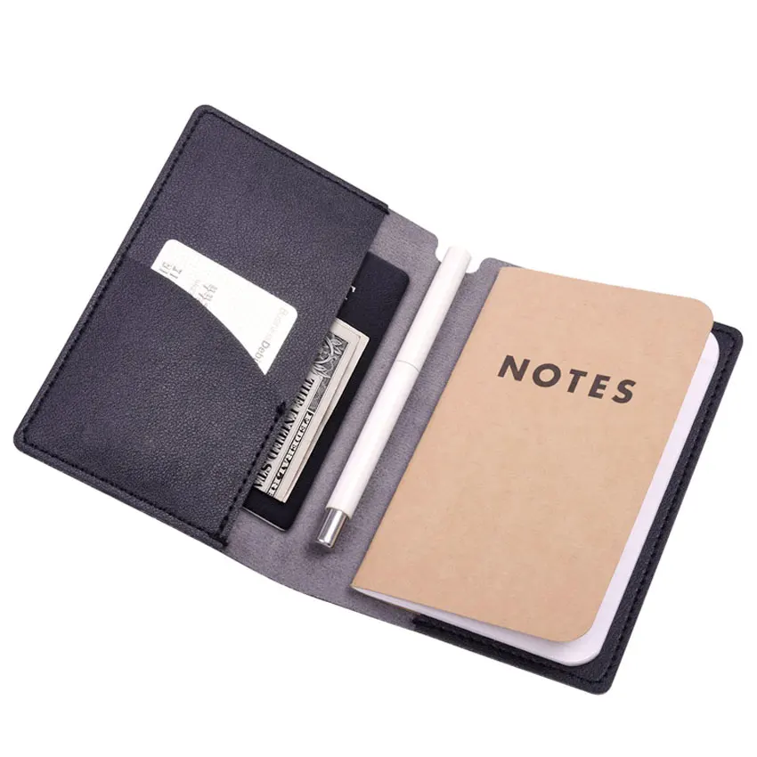 Custom logo Printed School Student Gift Promotional A5 PU Leather Notebook Bible