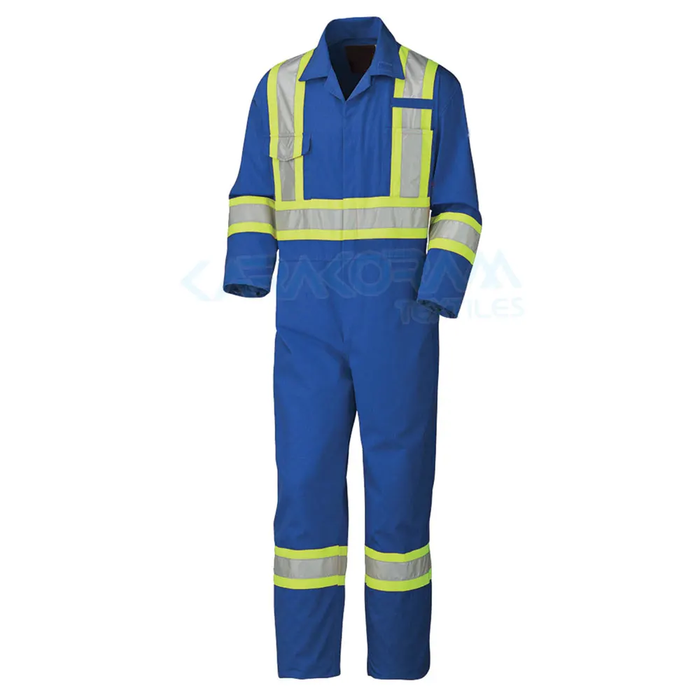 OEM Top Quality Product Fire Retardant Coverall Work Wear Safety Clothing Reflective Coverall Suit