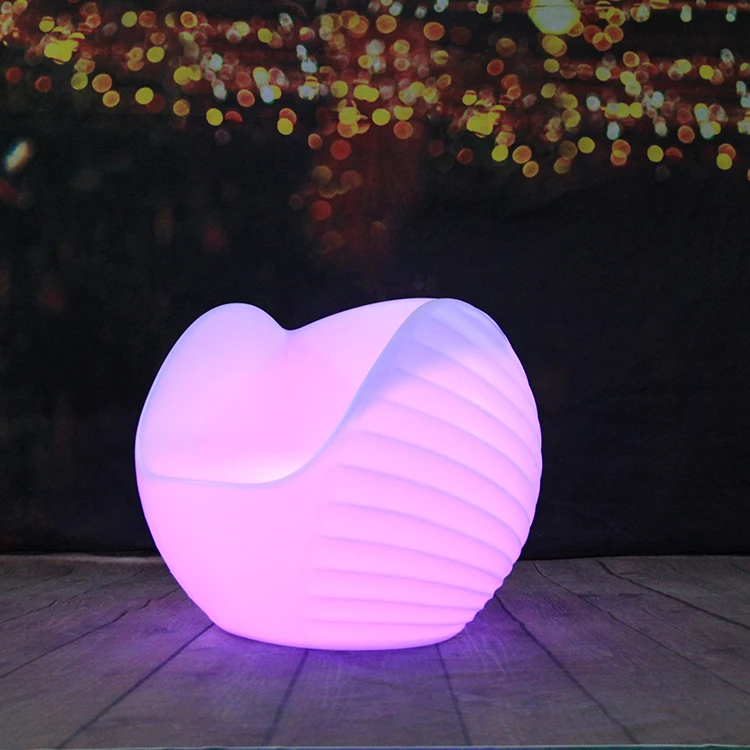 Exhibition Display Home LED Glowing Chair Light Change