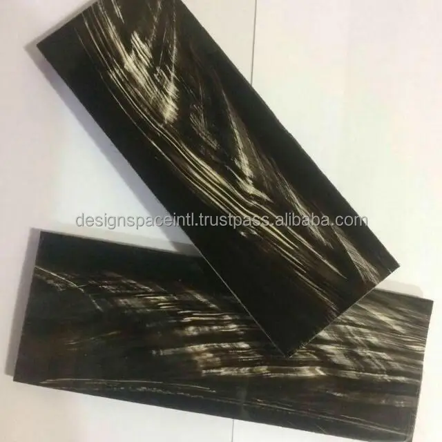 Splendid Solid Natural Horn Serving Plate with reasonable price