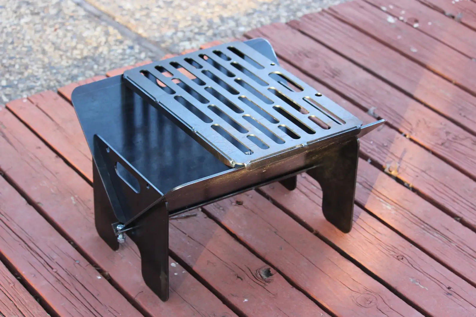 
Fire Pit Grill Collapsible foldable and Portable wood stove fire pit camping outdoor 