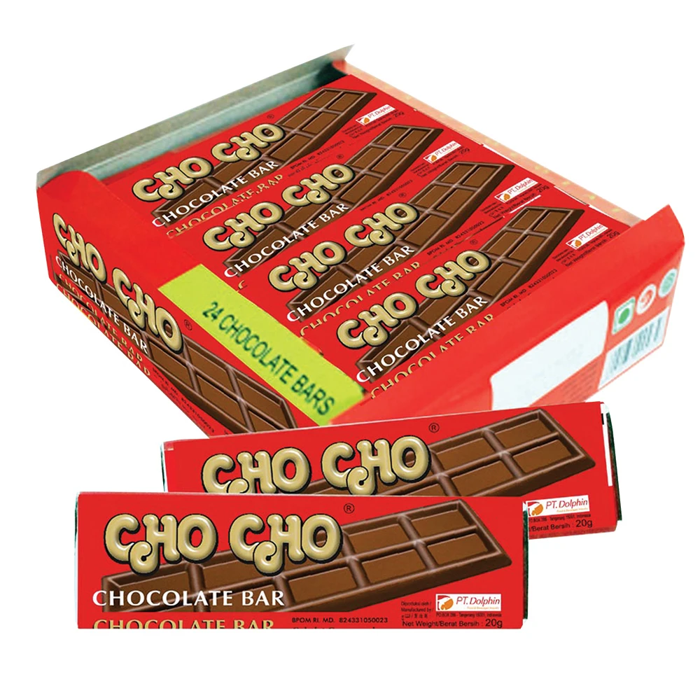 CHO CHO Chocolate bar 14 g Delicious Compound Chocolate 24 pcs