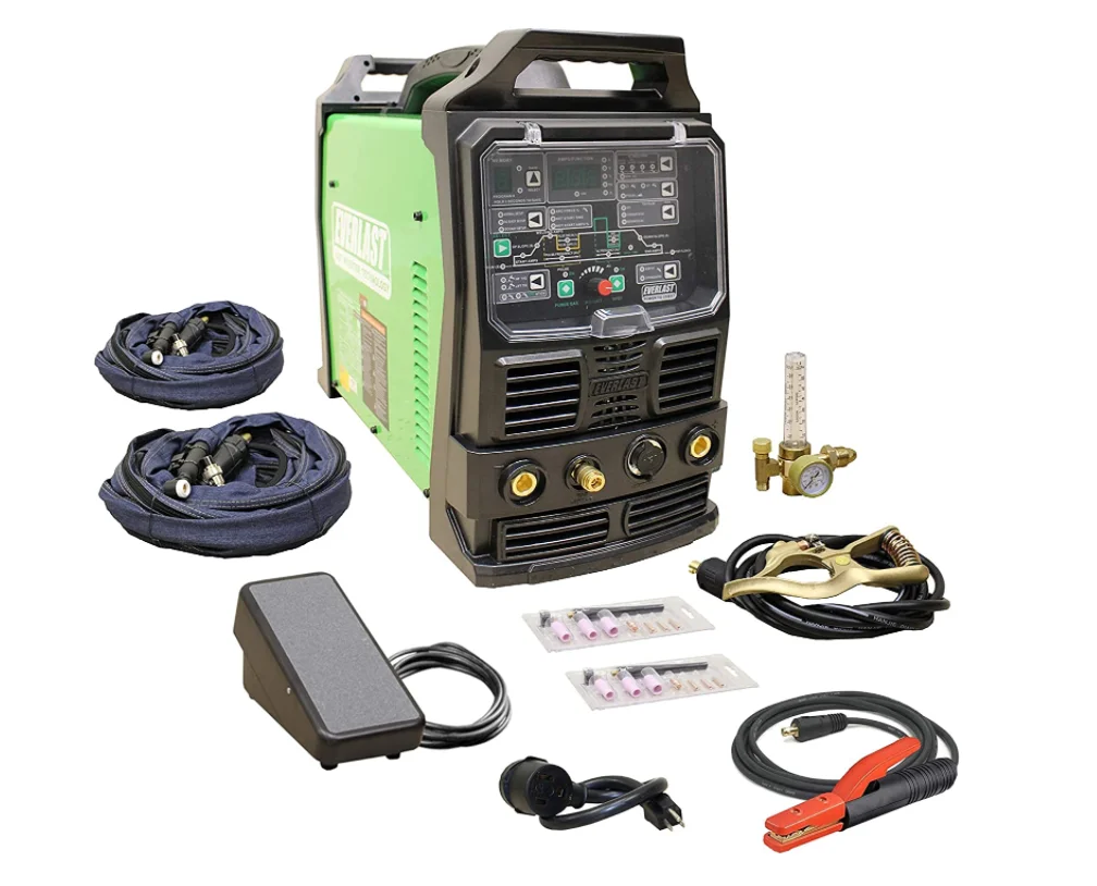 LARGE WHOLE 2021 Eve-rla-sts P_owerTIG 255EXT Di_gi_tal AC/DC TIG Stick Pulse Inverter Welder 110v/220v