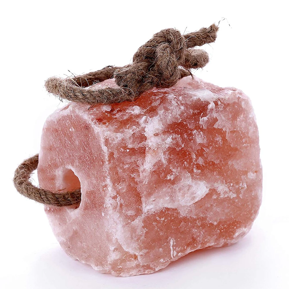 Himalayan Natural Rock Salt Licking Feed For Animals Horse Camel 100% Natural Pure Horses Deer Goats Cattle Rabbit With Rope
